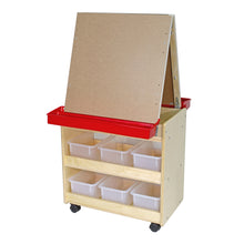 Load image into Gallery viewer, 2 Station Easels with Storage