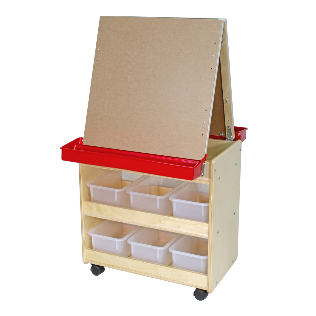 2 Station Easels with Storage