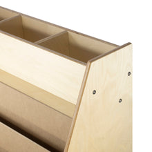 Load image into Gallery viewer, Book Mobile with 5 Shelves & Block Storage (S328)