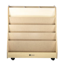 Load image into Gallery viewer, Book Mobile with 5 Shelves & Block Storage (S328)