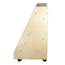 Load image into Gallery viewer, Book Mobile with 5 Shelves & Block Storage (S328)