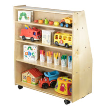 Charger l'image dans la galerie, Book Mobile & Storage with 3 Shelves (S329)