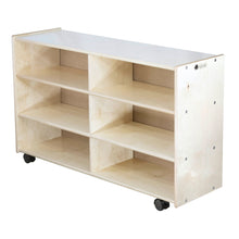 Load image into Gallery viewer, Straight Shelf Storage: Deep, 6 Cubbies (S353-6)