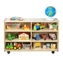 Load image into Gallery viewer, Straight Shelf Storage: Deep, 6 Cubbies (S353-6)