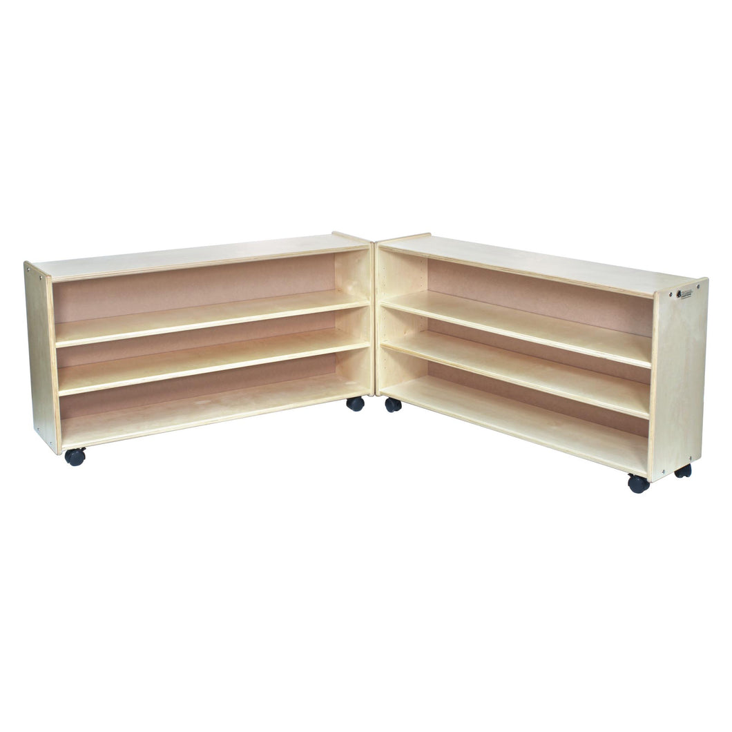 Adjustable 2 Shelf Hinged Units: Low & Narrow (S355/9)