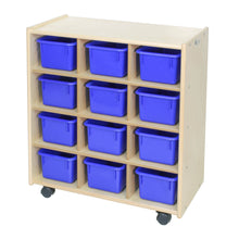 Load image into Gallery viewer, 12 Small Bin Cubby Storage Unit
