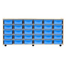 Charger l'image dans la galerie, 30 Large Bin Cubby Storage Unit (S382-30)