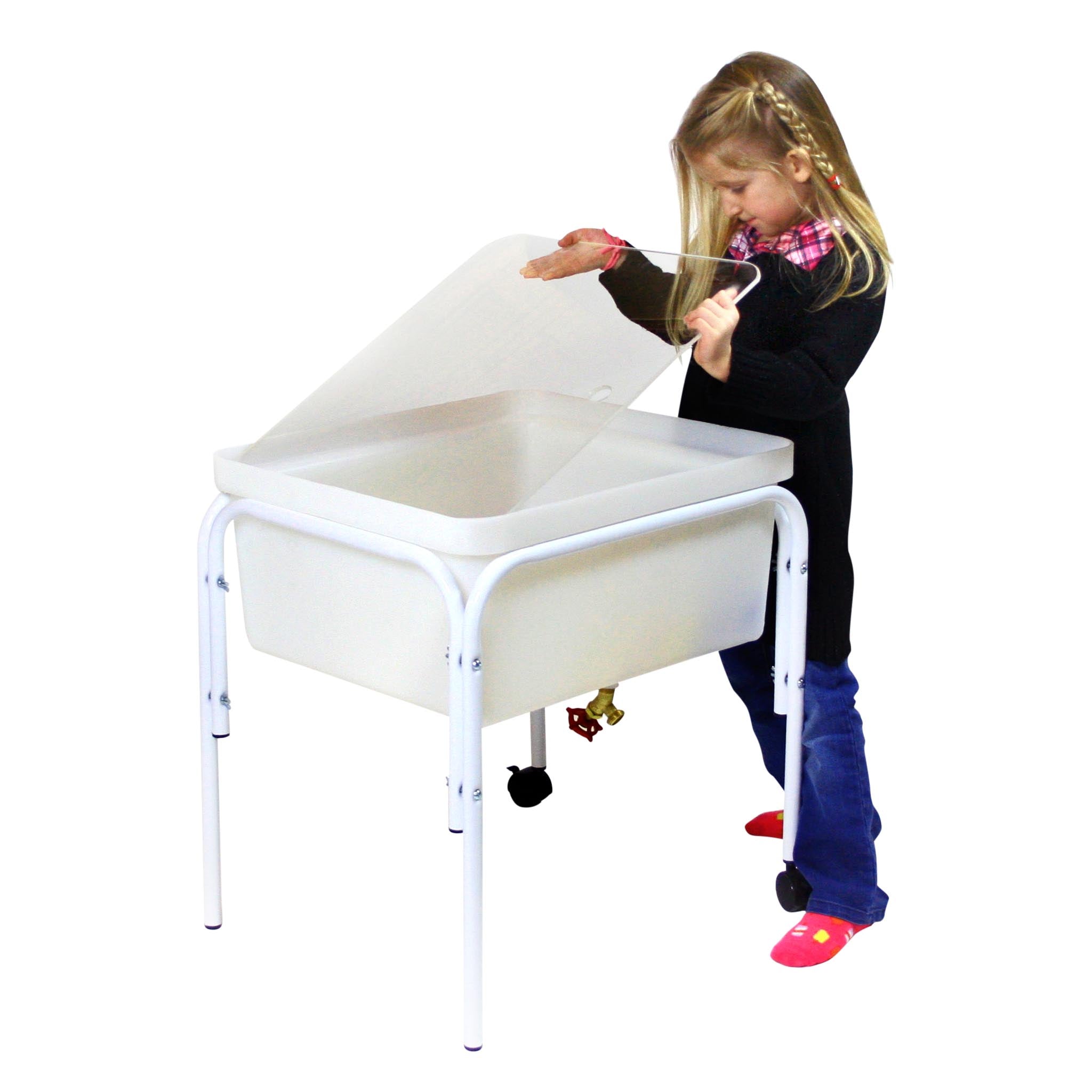 Metal sand and water table on sale