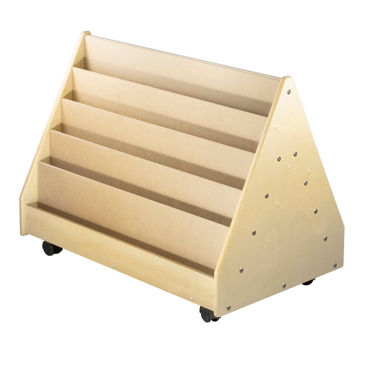 Double Sided Book Rack with 10 Shelves (S323) – Trojan Classroom Furniture