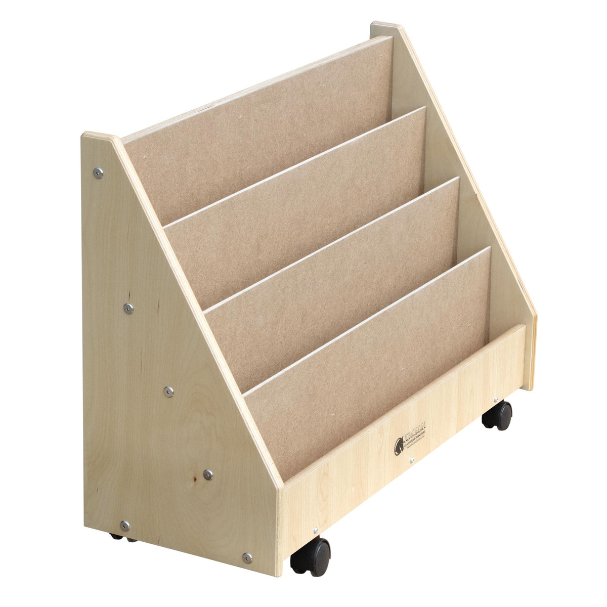 Book Rack Prepayaid Preschool Book Rack with 4 Shelves (S326) – Trojan Classroom Furniture