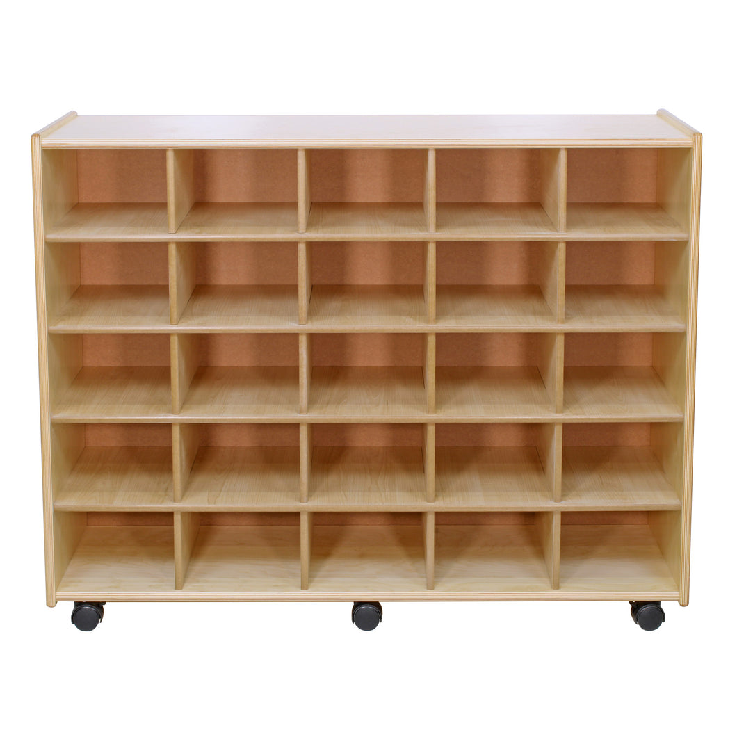 25 Small Bin Cubby Storage Unit