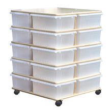 Load image into Gallery viewer, 4 Sided Large Bin Storage Towers (for 20 Bins)
